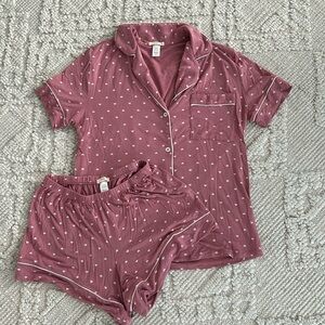 Eberjey heart pj set xs